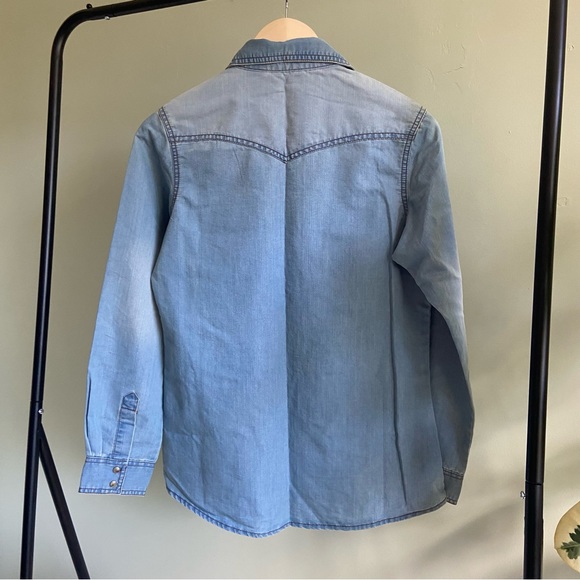 WRANGLER JEAN SHIRT, Size S - Picture 5 of 9